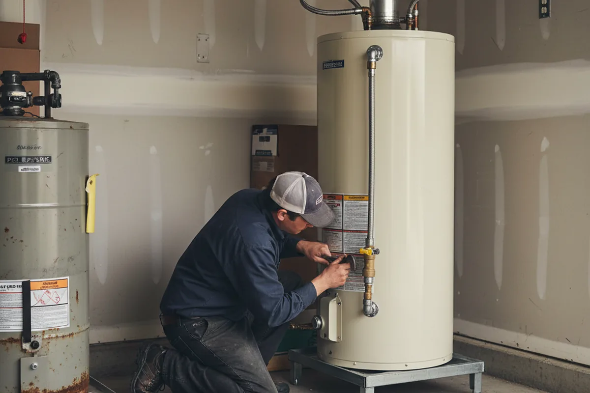 Water heater and shutoff valve replacement in Foothill Ranch